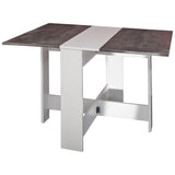 Symbiosis Papillon Foldable Table | White / Concrete