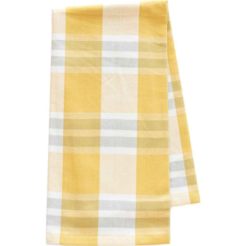 Zestt Margot Set of 2 Organic Cotton Tea Towels | Citron