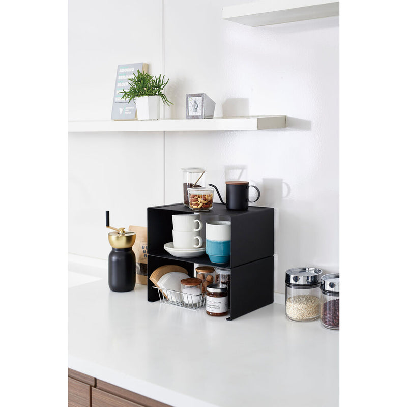 Yamazaki Tower Stackable Kitchen Rack | Large