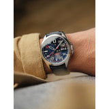 AVI-8 P-51 Mustang Hitchcock AV-4086-02 Cooperstown Japanese Automatic Watch | Stainless Steel/Blue