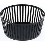 Yamazaki Tower Striped Steel Fruit Basket | Tall