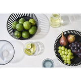 Yamazaki Tower Striped Steel Fruit Basket | Tall
