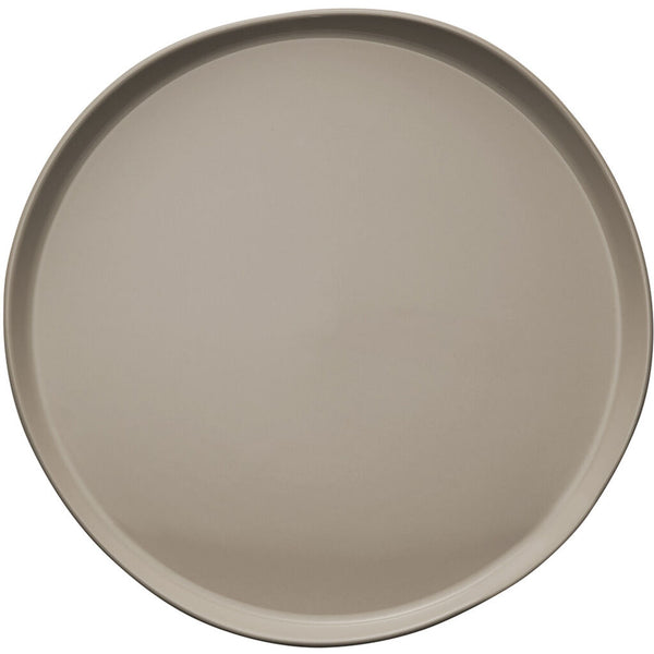 Degrenne Brume Grey 4 Round Dinner Plates Set | 26 Cm
