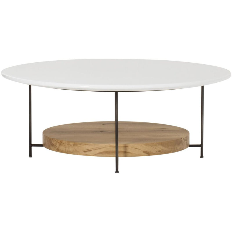 Sonder Living Olivia Coffee Table | White Lacquer