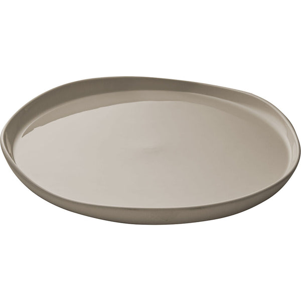 Degrenne Brume Grey 4 Round Dinner Plates Set | 26 Cm