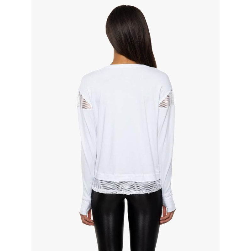 Koral Pasto Brisa Long Sleeve Top | White