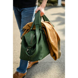 Moore & Giles Benedict Weekend Bag | Seven Hills Emerald 