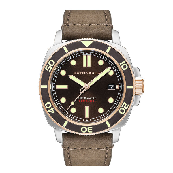 Spinnaker Hull SP-5088-04 Automatic Watch | Brown/Brown