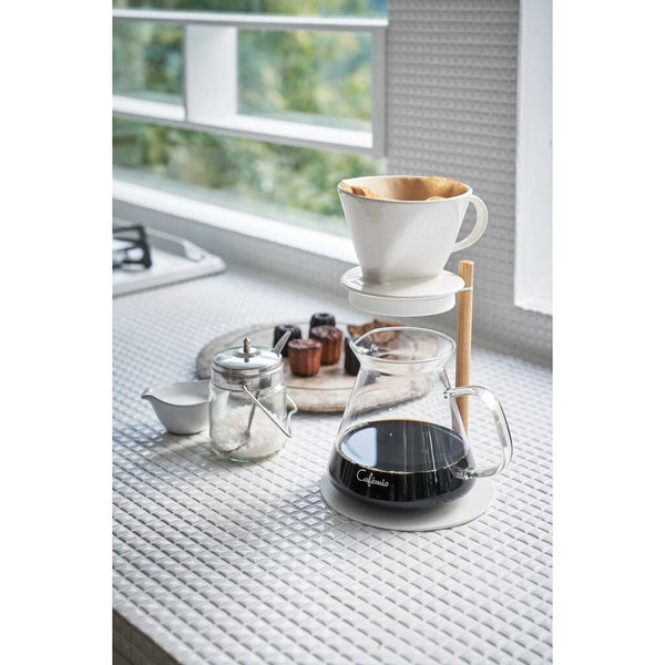 Yamazaki Tosca Pour-Over Dripper Stand | White