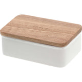 Yamazaki Tosca Butter Dish | White