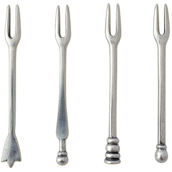 Match Assorted Olive Cocktail Forks | Set Of 4