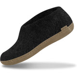 Glerups The Shoe with Leather Sole | Charcoal