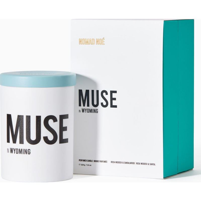 Nomad Noe Muse in Wyoming Candle | Rosa Woodsii & Sandal Wood