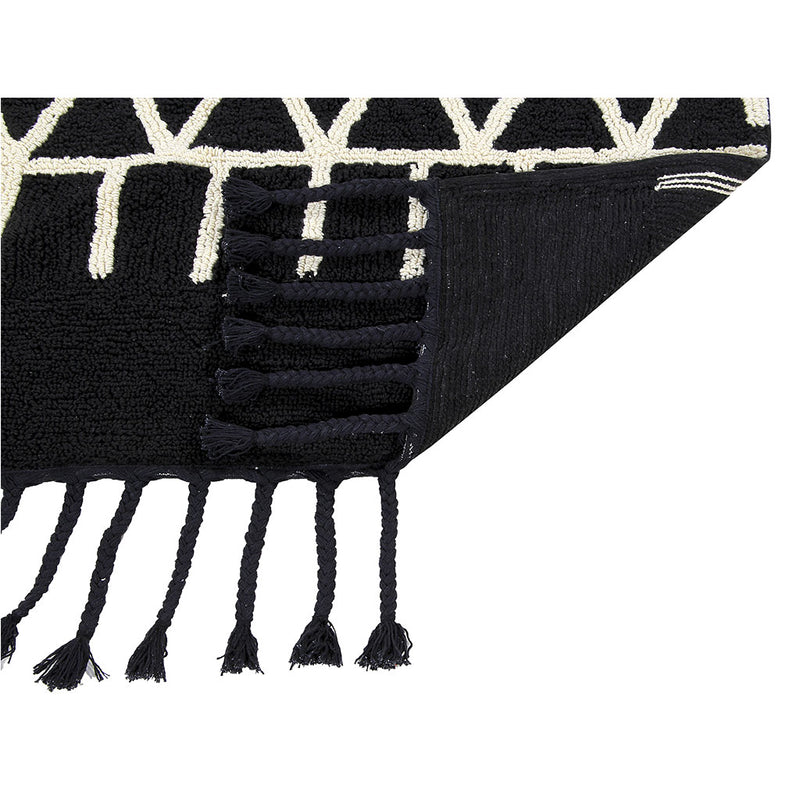 Lorena Canals Bereber Washable Rug Black Sportique