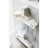 Yamazaki Plate Magnet Laundry Hanger Storage Rack Large | White