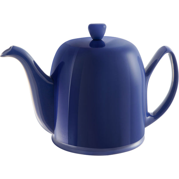 Degrenne Salam Monochrome Tea Pot And 6 Cups | Monochrome Blue