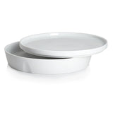 Degrenne L'Econome Starck Porcelain Serving Bowl & Plate | 9.4"