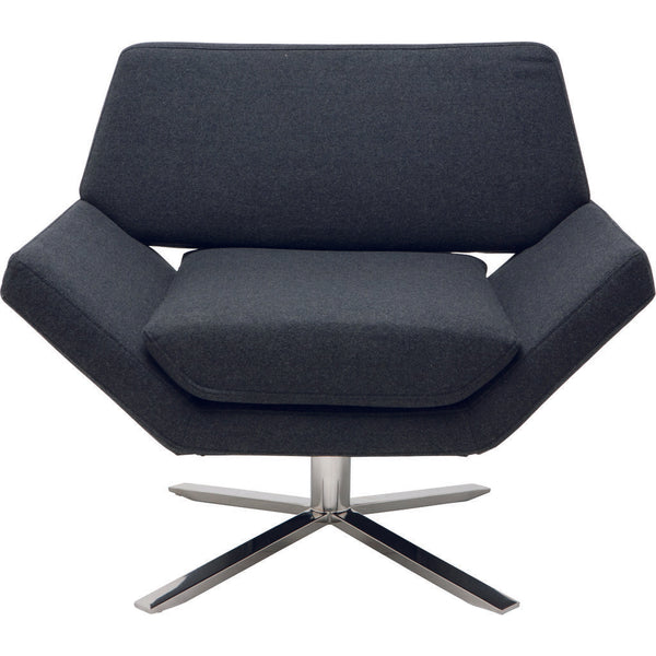 Nuevo Sly Occasional Chair | Dark Grey Matte