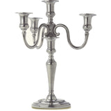 Match 4 Flame Candelabra Arms | Pewter
