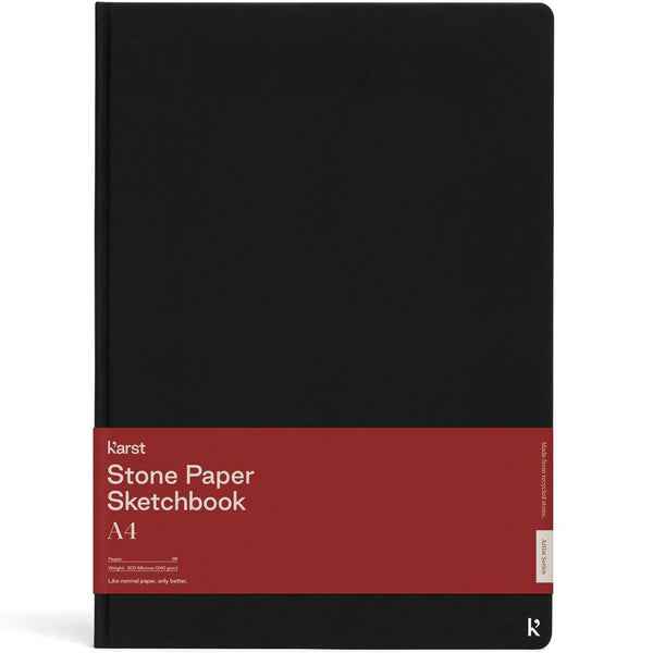 Karst A4 Hardcover Sketchbook | Black