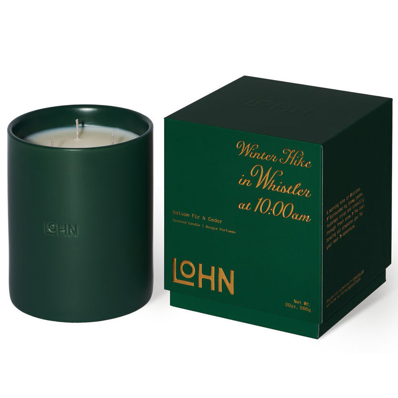 Lohn Winter Collection Mega 3 Wick Candle | Winter Hike | Douglas Fir and Pine