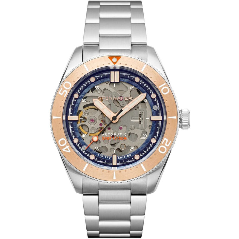 Spinnaker Croft - Automatic Japan Automatic 3 Hands Watch | Black