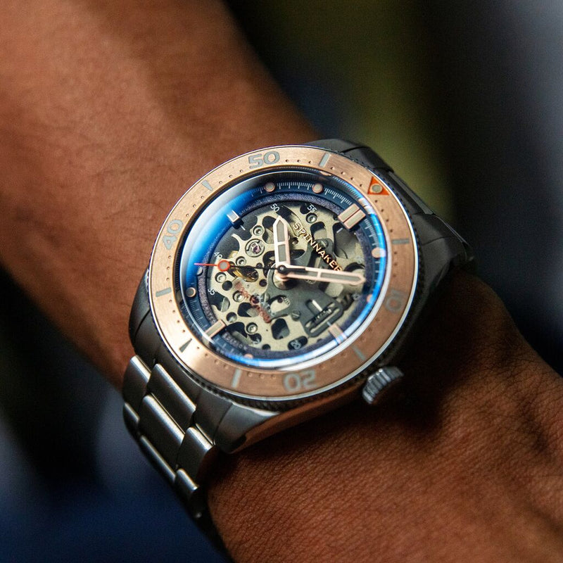 Spinnaker Croft - Automatic Japan Automatic 3 Hands Watch | Black