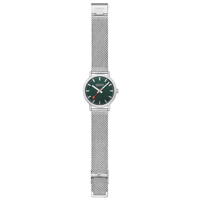 Mondaine Classic 40mm Watch Stainless Steel Brushed