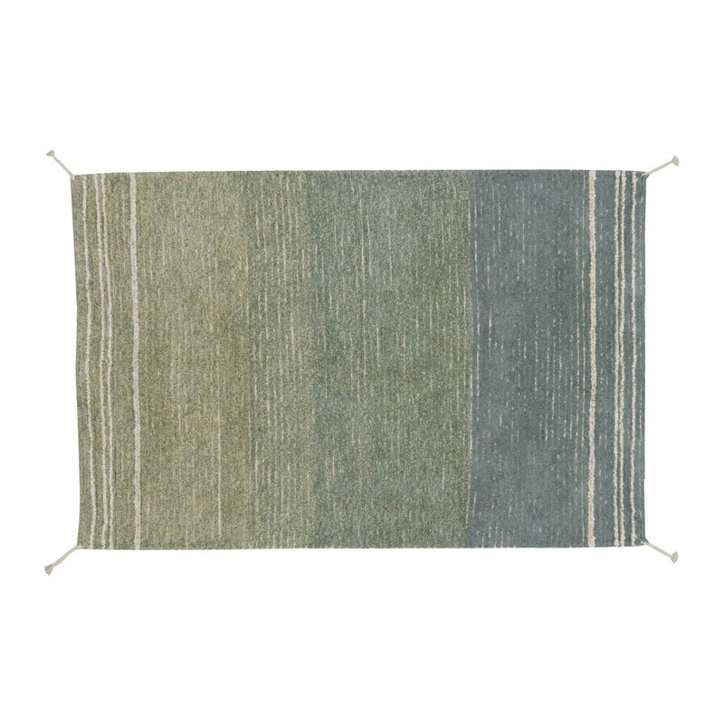 Lorena Canals Reversible washable Area Rug | Twin Vintage Blue