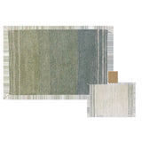 Lorena Canals Reversible washable Area Rug | Twin Vintage Blue