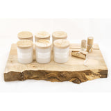 Skeem Design White Tea & Thyme Small Print Block Candle