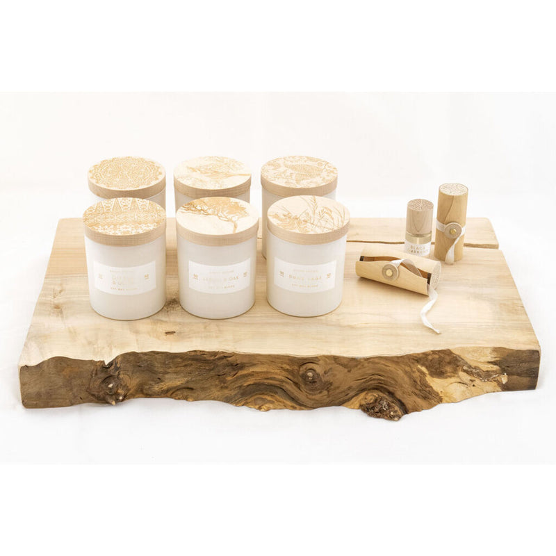 Skeem Design White Tea & Thyme Small Print Block Candle