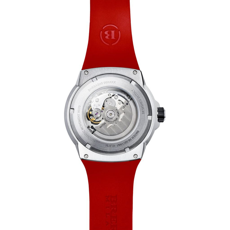 Brera Milano Supersportivo Evo Automatic Watch | Aluminum IP Red/Red Strap
