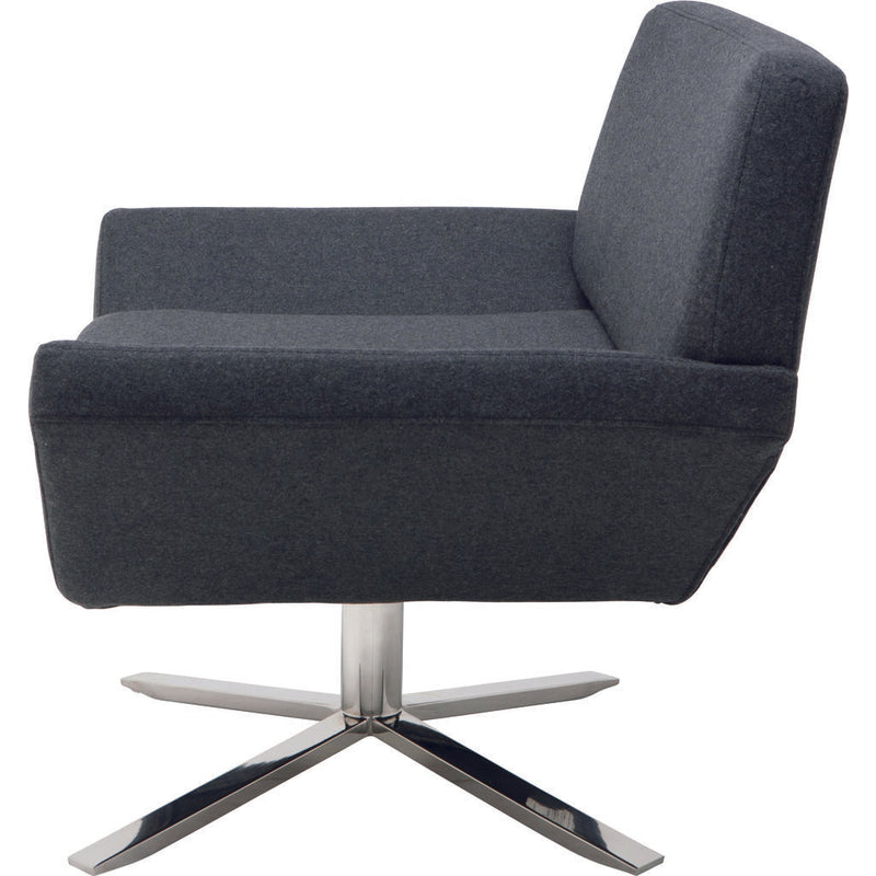 Nuevo Sly Occasional Chair | Dark Grey Matte