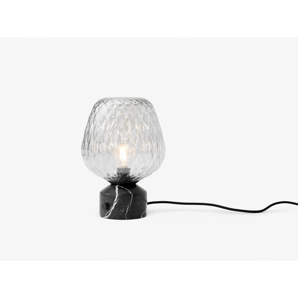 &Tradition Blown Table Lamp SW6 | Nero Marquina/Silver Lustre