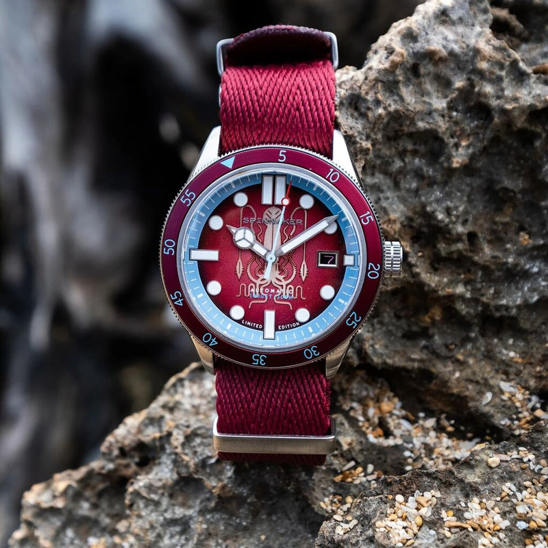 Spinnaker Watch Cahill 300 Automatic MCS Limited Edition | Calamer Red