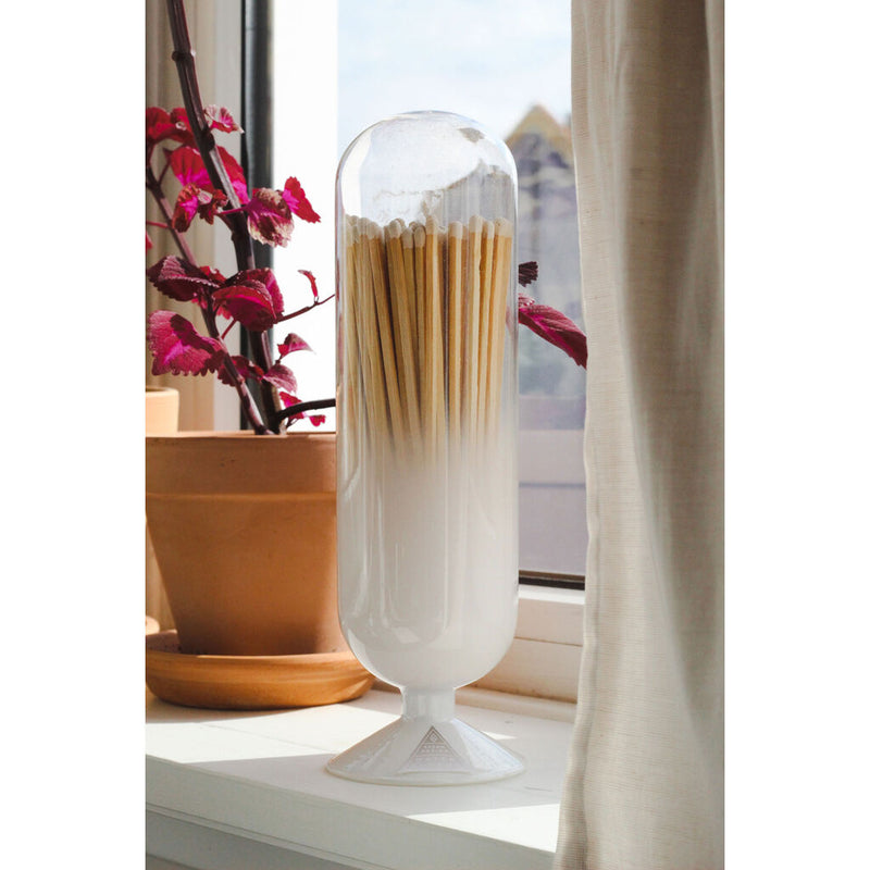 Skeem Design Fireplace Cloud Cloche | White Tipped Matches