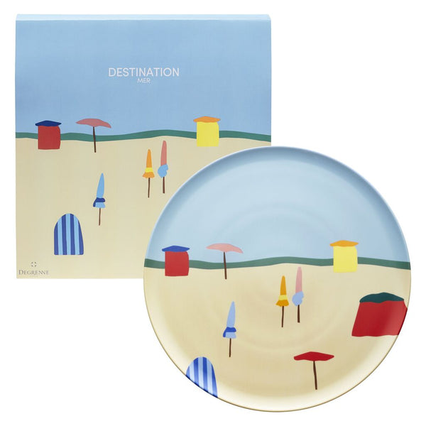 Degrenne Destination Mer Gift Box Of Round Shared Plates | 32cm