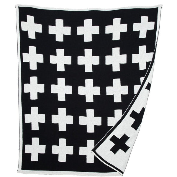 In2green Swiss Cross Split Reversible Eco Throw