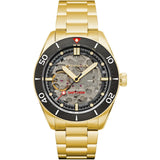 Spinnaker Croft - Mid Size Automatic Japan Automatic 3 Hands Watch | Black Gold