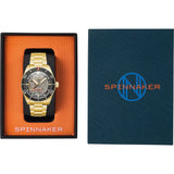 Spinnaker Croft - Mid Size Automatic Japan Automatic 3 Hands Watch | Black Gold
