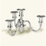 Match 4 Flame Candelabra Arms | Pewter