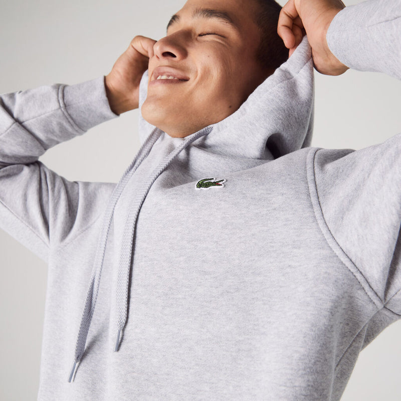 Lacoste Men's Sport Hooded Fleece Sweatshirt | Grey