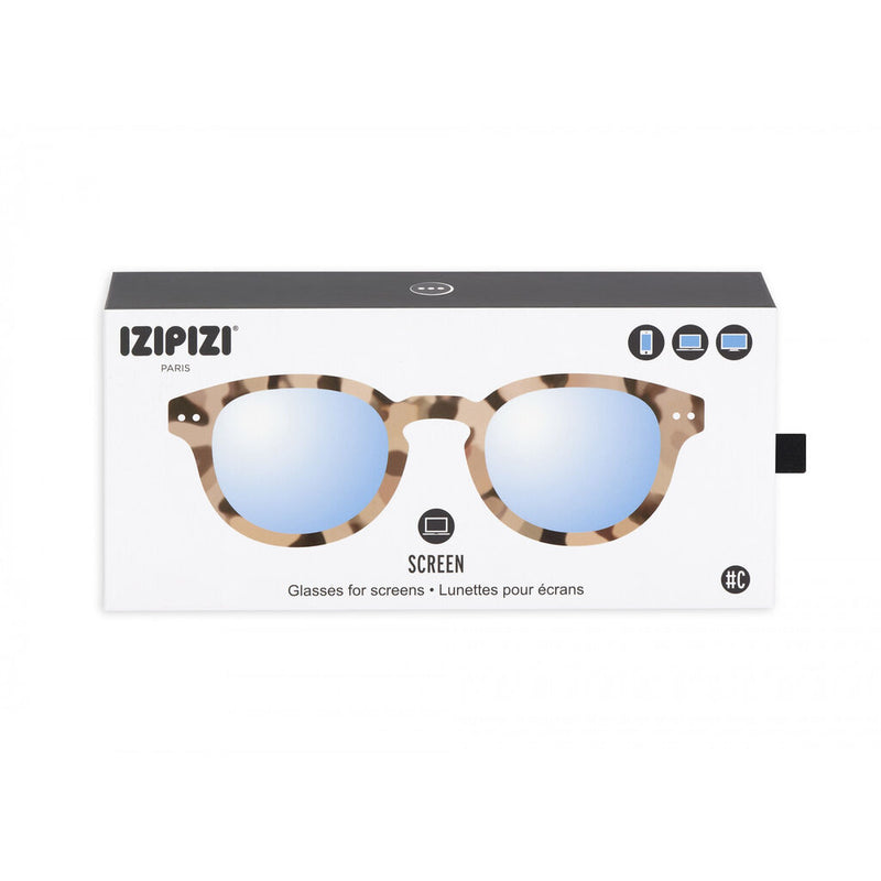 Izipizi Screen Glasses C-Frame | Light Tortoise