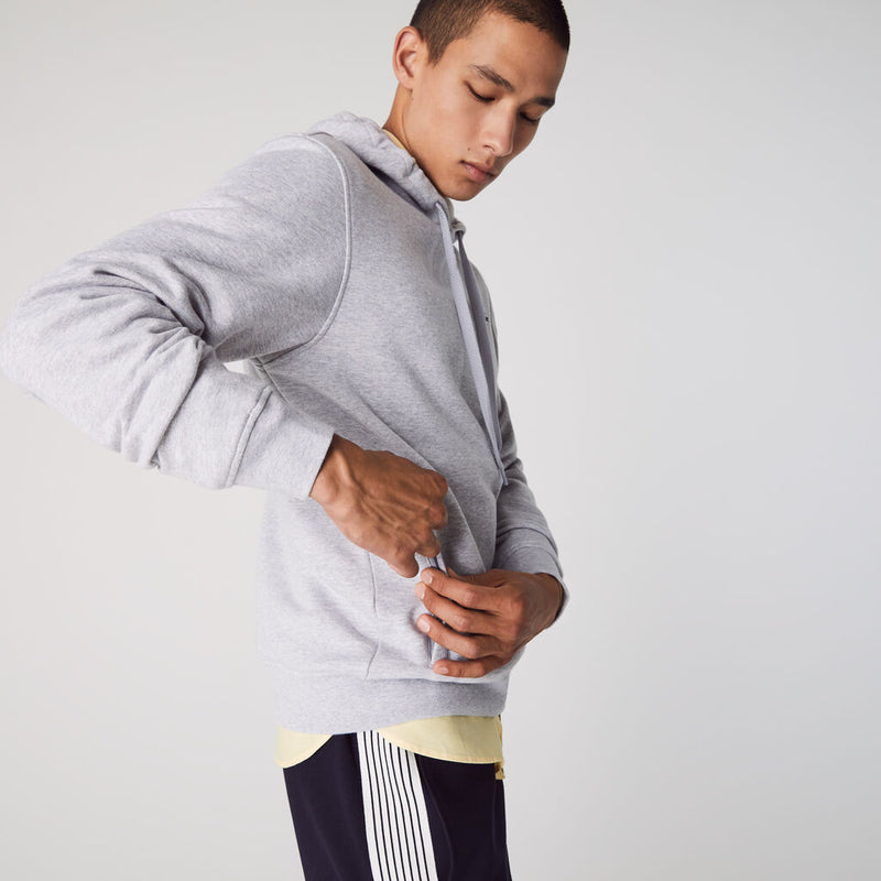 Lacoste Men's Sport Hooded Fleece Sweatshirt | Grey