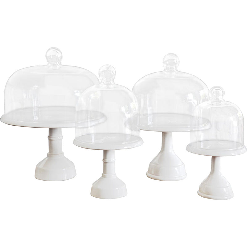 Casafina Cook & Host Footed Cake Plate With Glass Dome