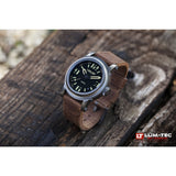 Lum-Tec 400M-3 Abyss Watch | Leather Strap