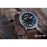 Lum-Tec 400M-3 Abyss Watch | Leather Strap