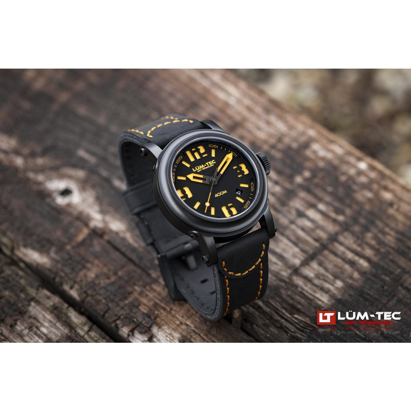 Lum-Tec 400M-4 Abyss Watch | Leather Strap