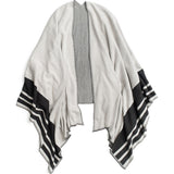 Zestt Henley Organic Cotton Travel Wrap | Champagne & Black